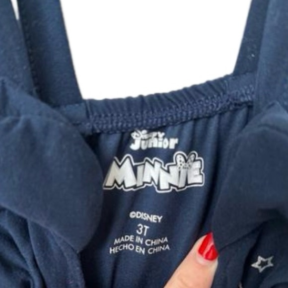 Toddler Girls Disney Minnie Mouse Romper- Blue 3T - Picture 5 of 5
